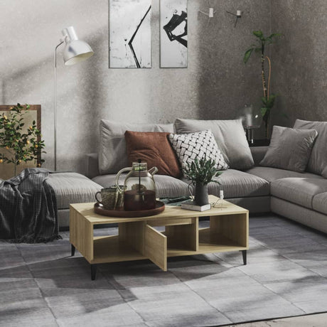 Coffee Table 103.5X60X35 Cm Engineered Wood