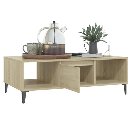 Coffee Table 103.5X60X35 Cm Engineered Wood