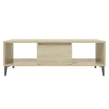 Coffee Table 103.5X60X35 Cm Engineered Wood
