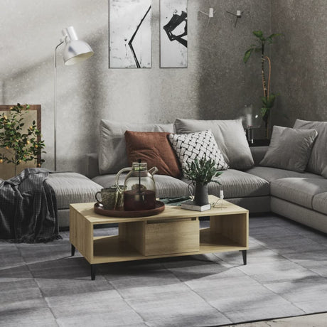 Coffee Table 103.5X60X35 Cm Engineered Wood