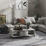 Coffee Table 103.5X60X35 Cm Engineered Wood