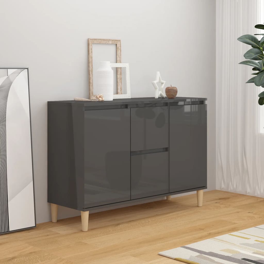 Sideboard 103.5X35X70 Cm Engineered Wood