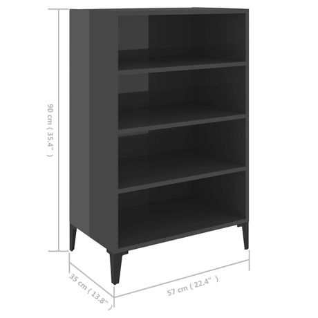 Sideboard 57X35X90 Cm Engineered Wood