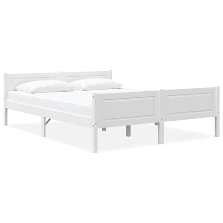 Bed Frame Without Mattress Solid Pinewood