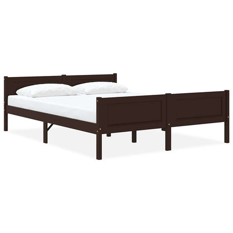 Bed Frame Without Mattress Solid Pinewood
