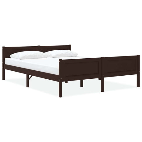 Bed Frame Without Mattress Solid Pinewood