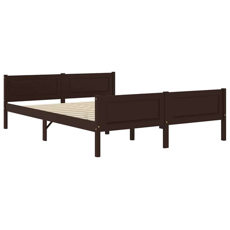 Bed Frame Without Mattress Solid Pinewood
