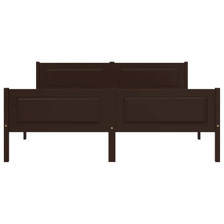 Bed Frame Without Mattress Solid Pinewood