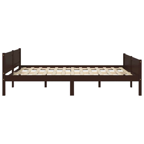 Bed Frame Without Mattress Solid Pinewood