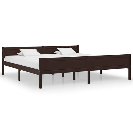 Bed Frame Without Mattress Solid Pinewood