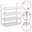 Shoe Rack With 4 Shelves Metal And Non-Woven Fabric