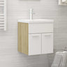 Sink Cabinet With Built-In Basin Engineered Wood