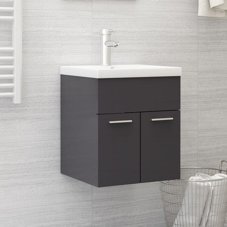 Sink Cabinet With Built-In Basin Engineered Wood