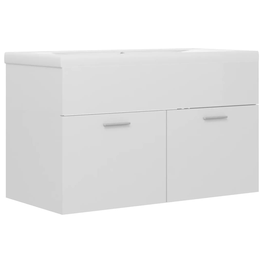 Sink Cabinet With Built-In Basin Engineered Wood