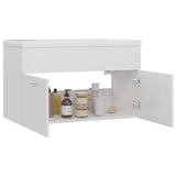 Sink Cabinet With Built-In Basin Engineered Wood