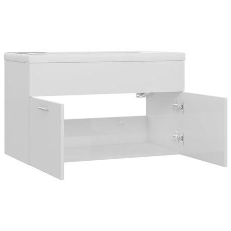 Sink Cabinet With Built-In Basin Engineered Wood