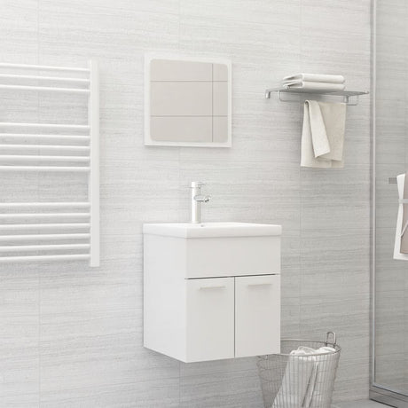 Bathroom Furniture Set Engineered Wood