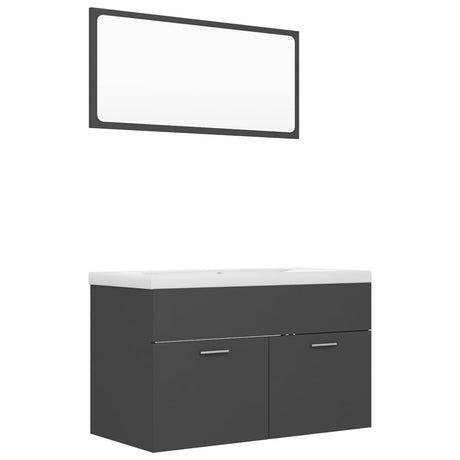 Bathroom Furniture Set Engineered Wood