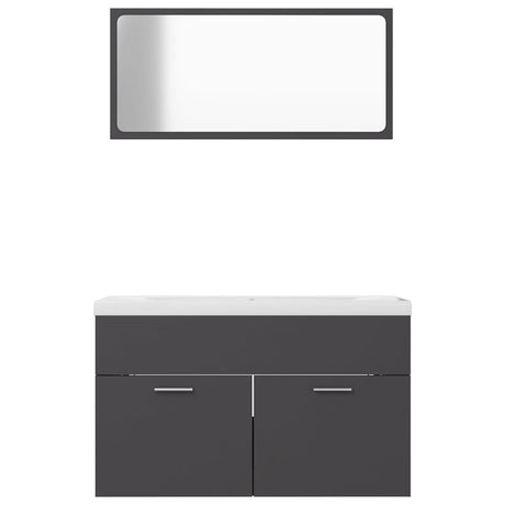 Bathroom Furniture Set Engineered Wood