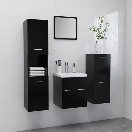 Bathroom Furniture Set Engineered Wood