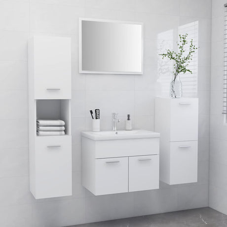 Bathroom Furniture Set Engineered Wood