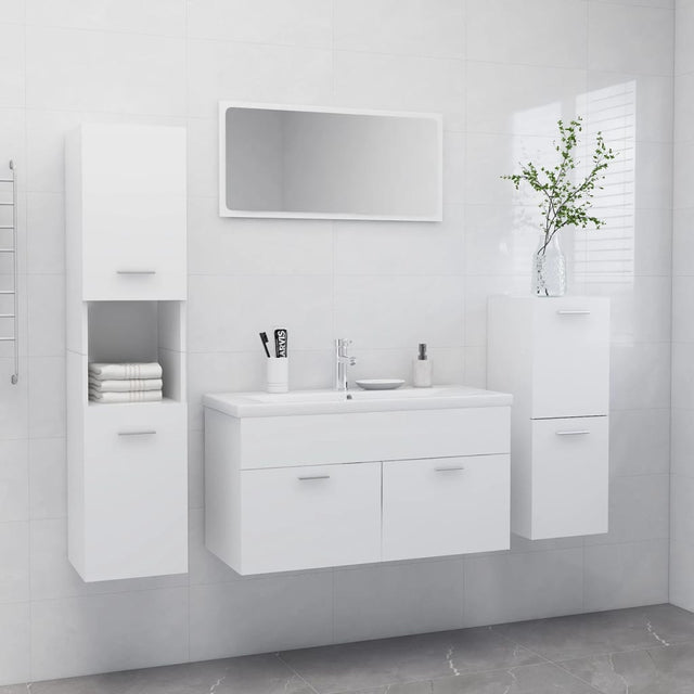 Bathroom Furniture Set Engineered Wood