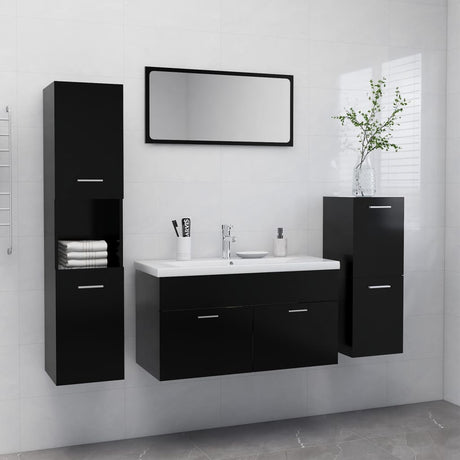 Bathroom Furniture Set Engineered Wood