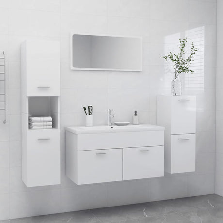 Bathroom Furniture Set Engineered Wood