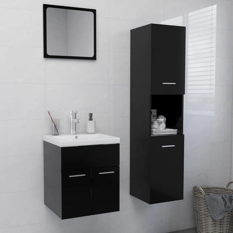 Bathroom Furniture Set Engineered Wood