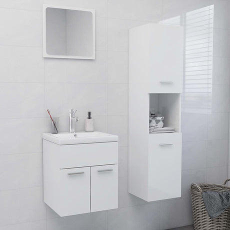 Bathroom Furniture Set Engineered Wood