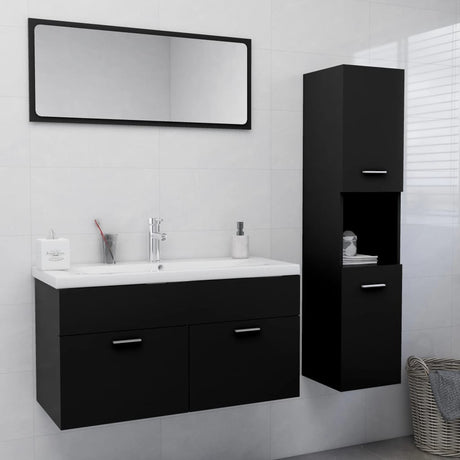 Bathroom Furniture Set Engineered Wood