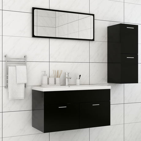 Bathroom Furniture Set Engineered Wood