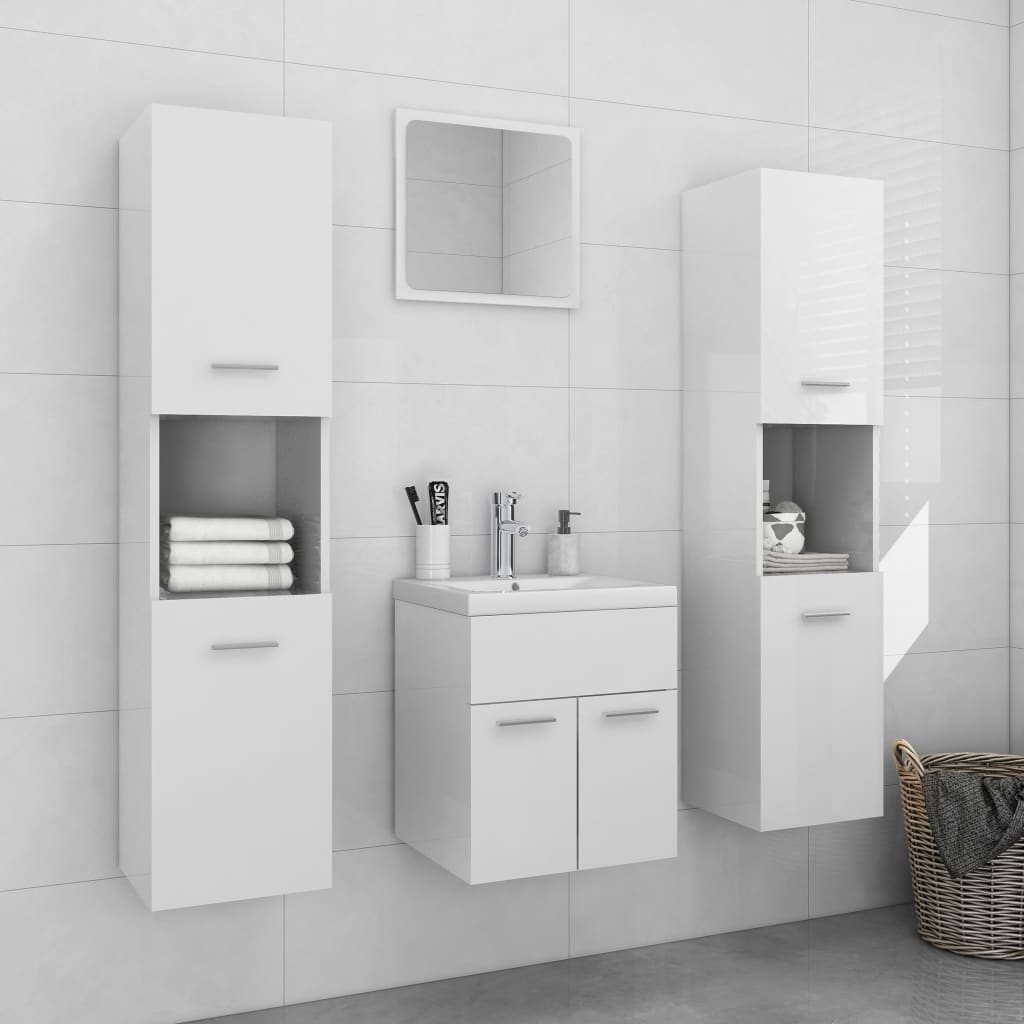 Bathroom Furniture Set Engineered Wood