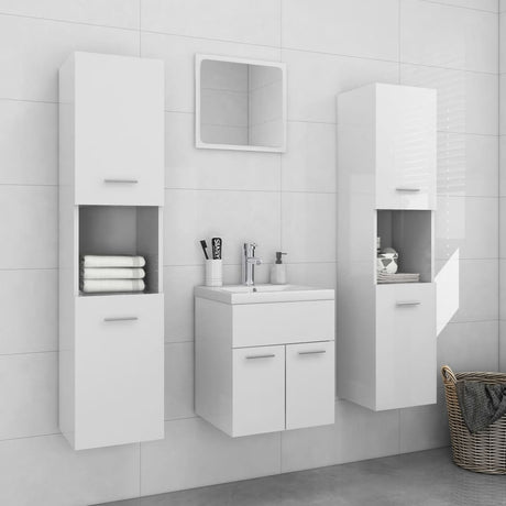 Bathroom Furniture Set Engineered Wood