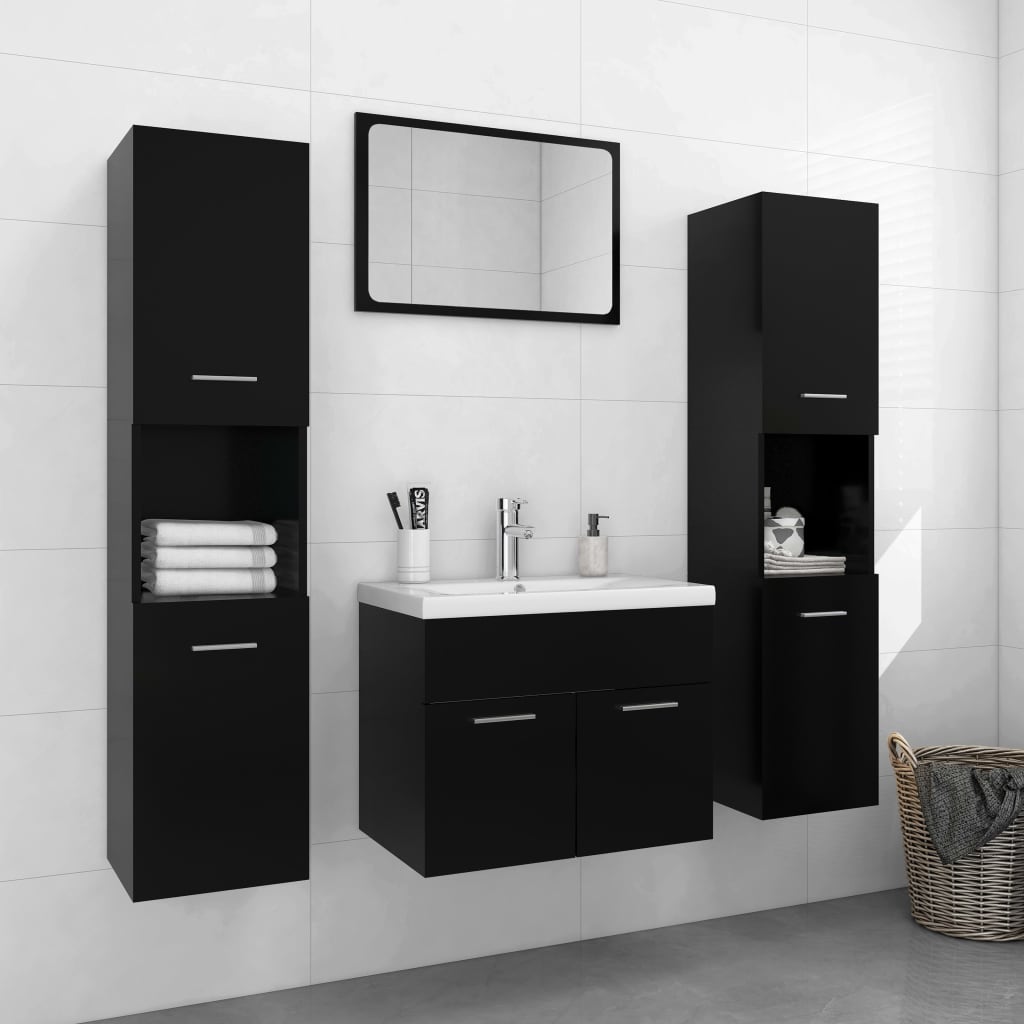 Bathroom Furniture Set Engineered Wood