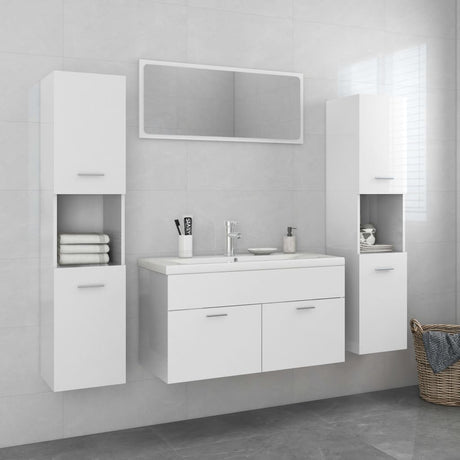 Bathroom Furniture Set Engineered Wood