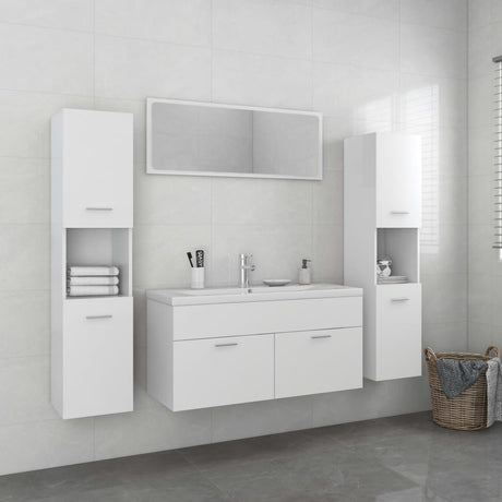 Bathroom Furniture Set Engineered Wood