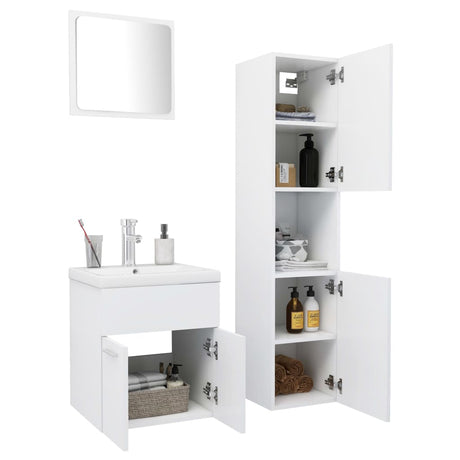 Bathroom Furniture Set Engineered Wood