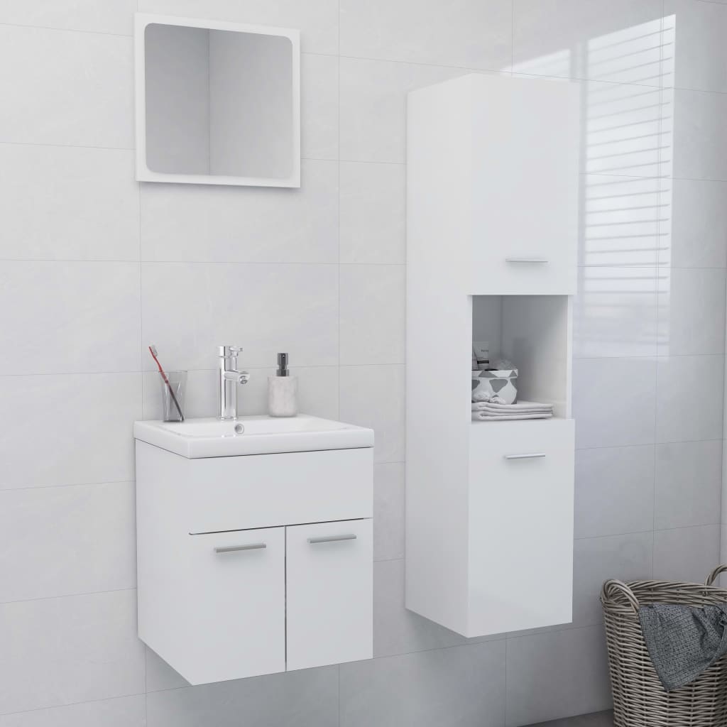 Bathroom Furniture Set Engineered Wood