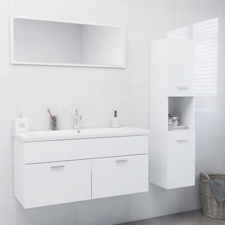 Bathroom Furniture Set Engineered Wood