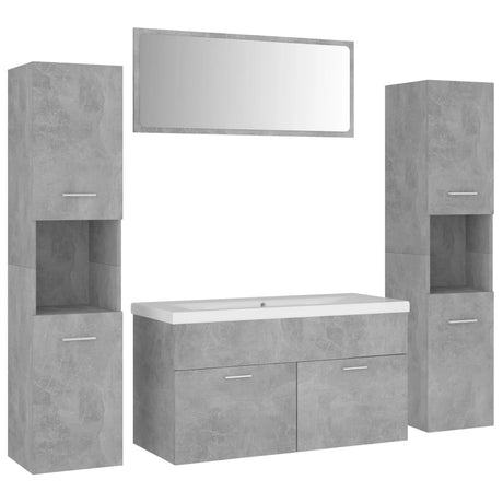 Bathroom Furniture Set Engineered Wood