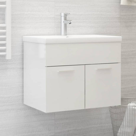 Sink Cabinet With Built-In Basin Engineered Wood