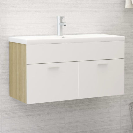 Sink Cabinet With Built-In Basin Engineered Wood