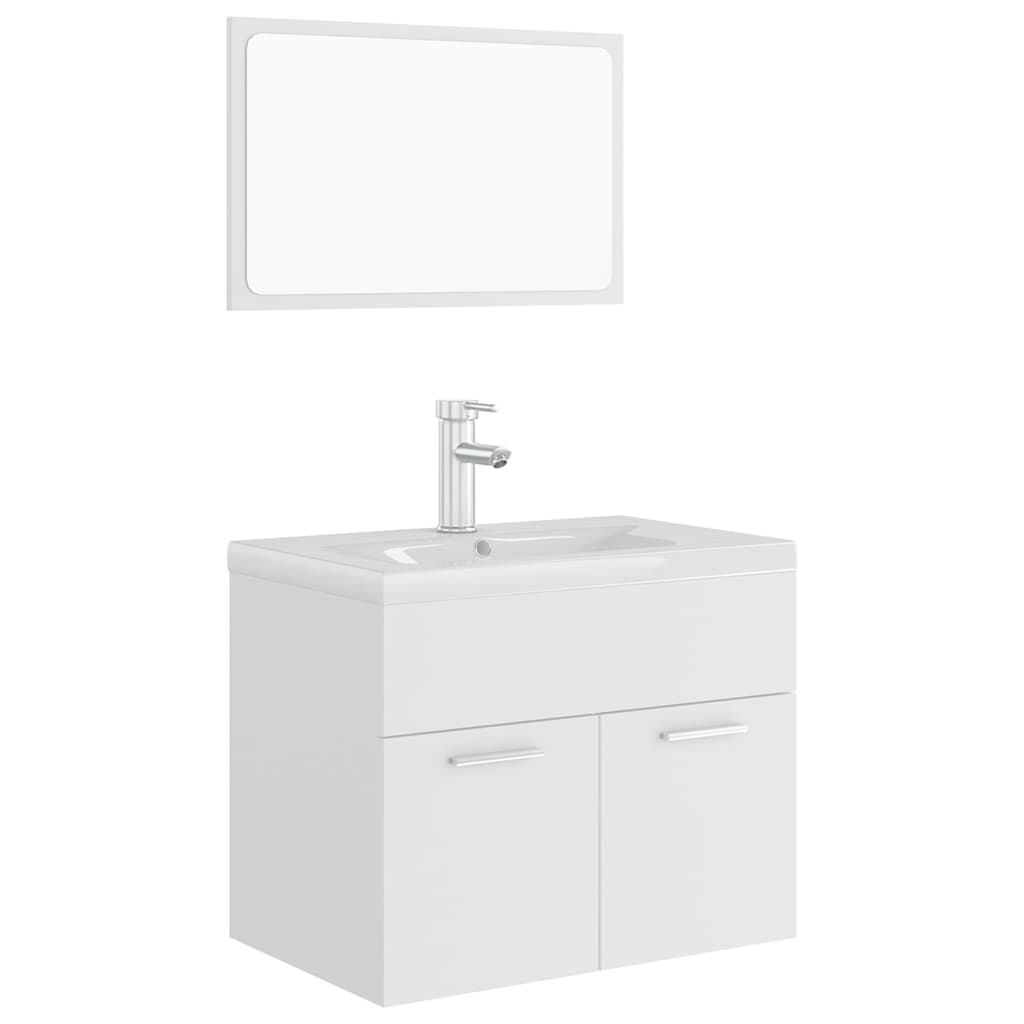 Bathroom Furniture Set Engineered Wood