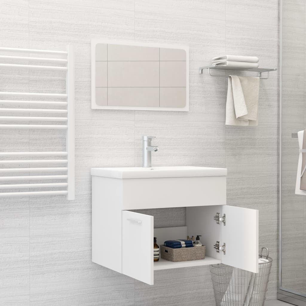 Bathroom Furniture Set Engineered Wood