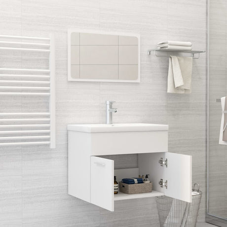 Bathroom Furniture Set Engineered Wood