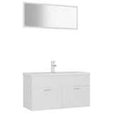 Bathroom Furniture Set Engineered Wood