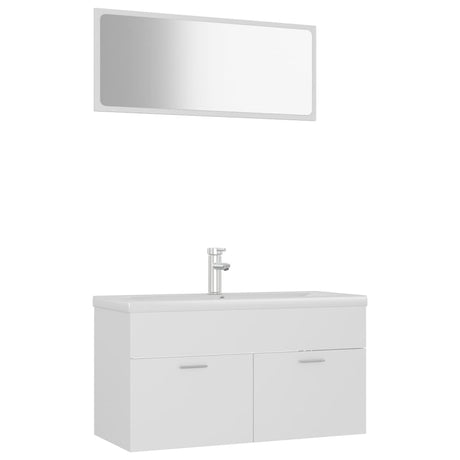 Bathroom Furniture Set Engineered Wood