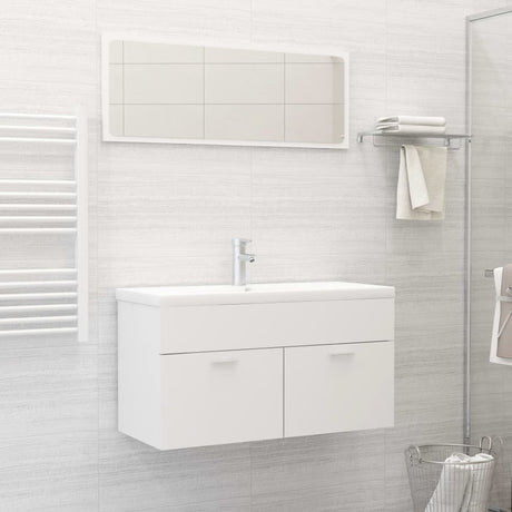 Bathroom Furniture Set Engineered Wood