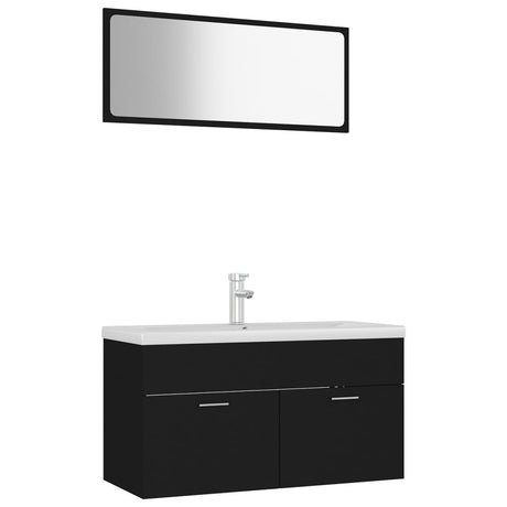 Bathroom Furniture Set Engineered Wood